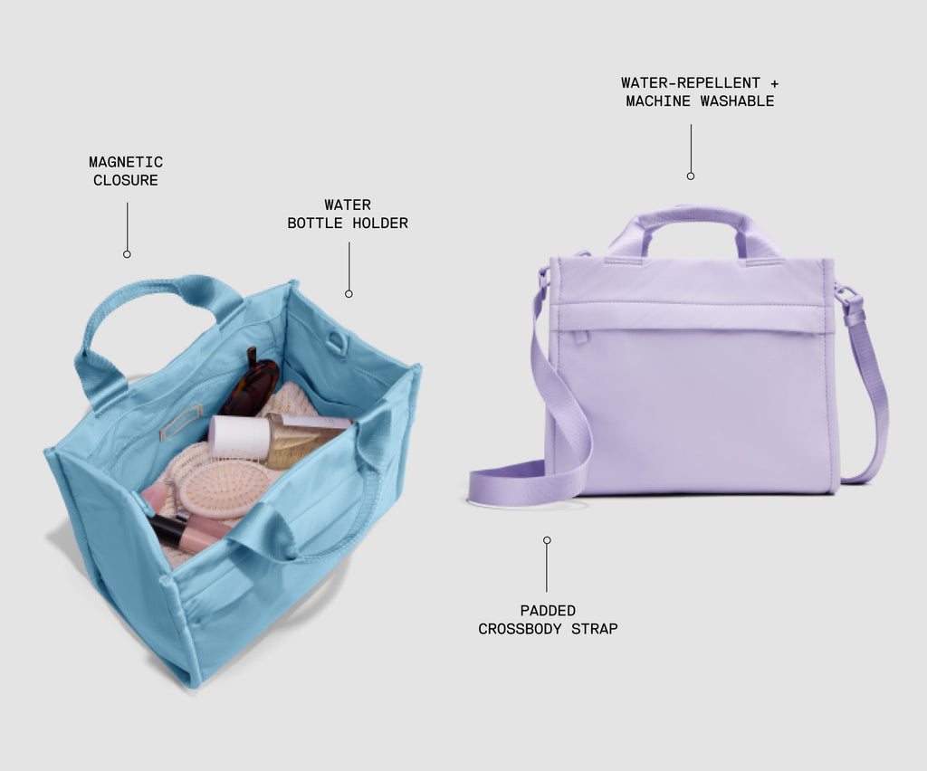 Away Featherlight Mini Daily Tote Crossbody Bag - Lavender Haze Purple