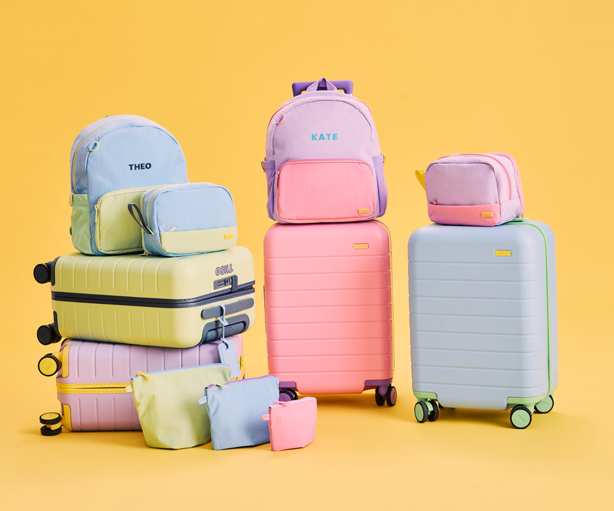 Away Kids Packing Cubes in Garden Mix