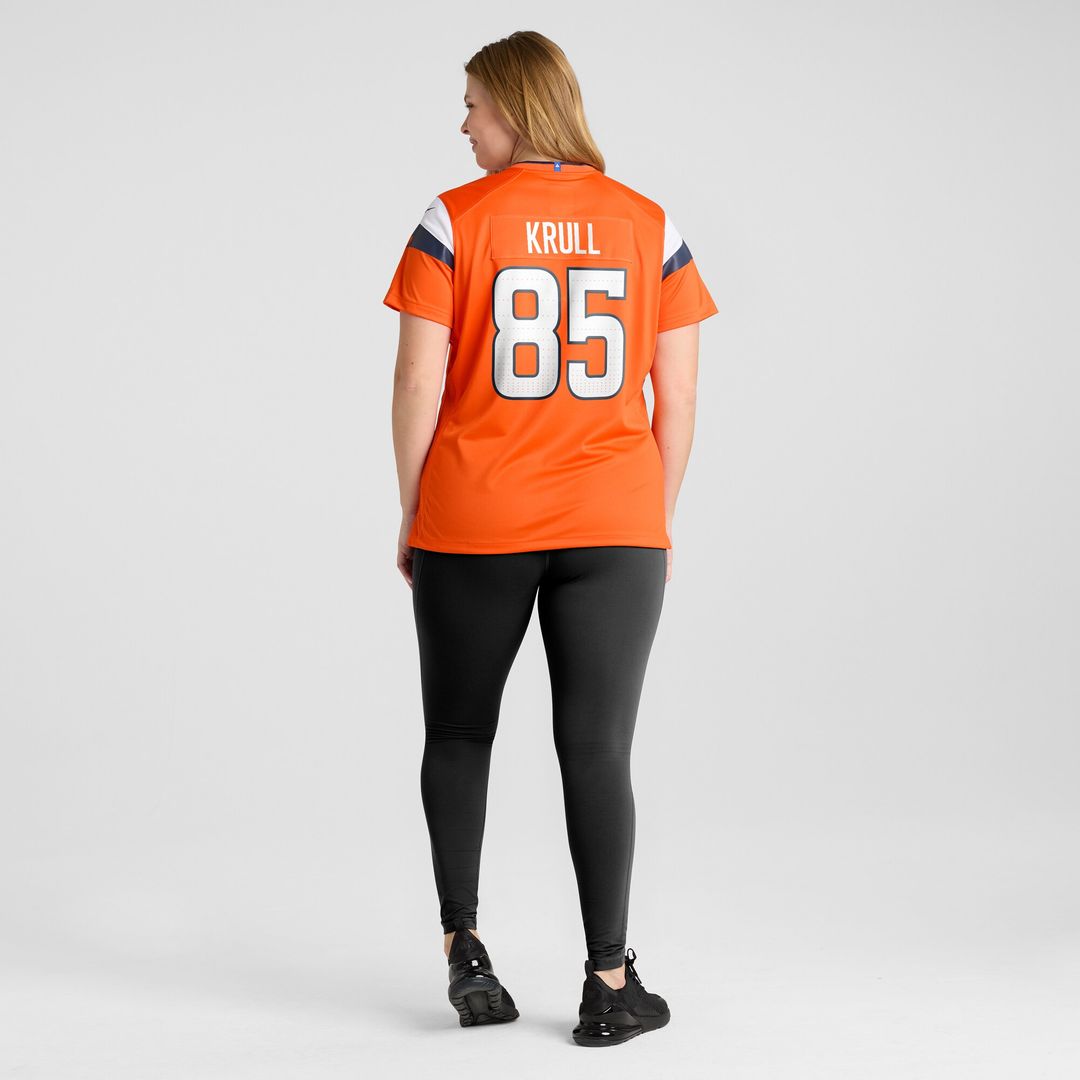 Lucas Krull Denver Broncos Nike Women's Team Game Jersey -  Orange