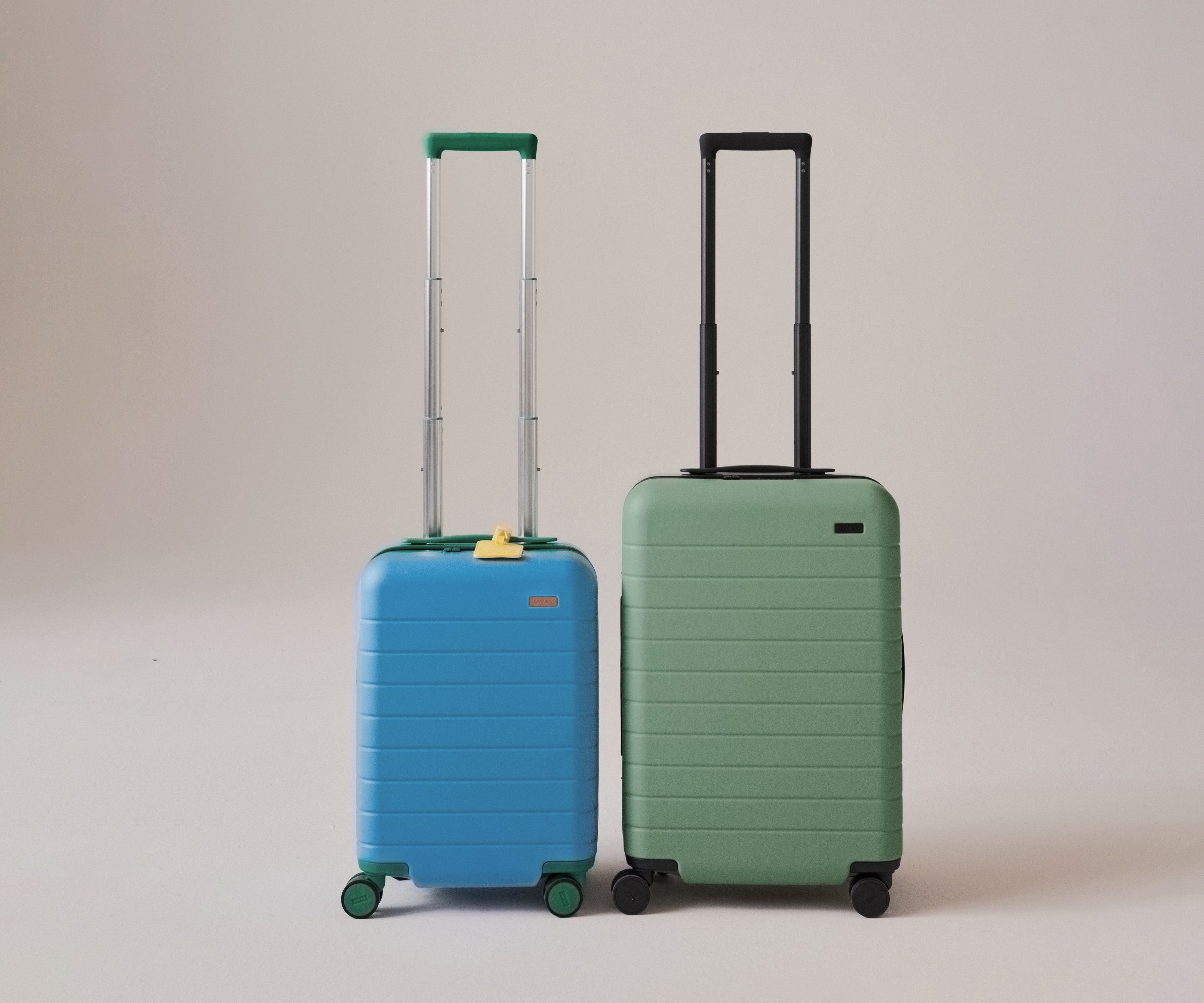 Away The Kids Carry-On Suitcase - Froggy Green
