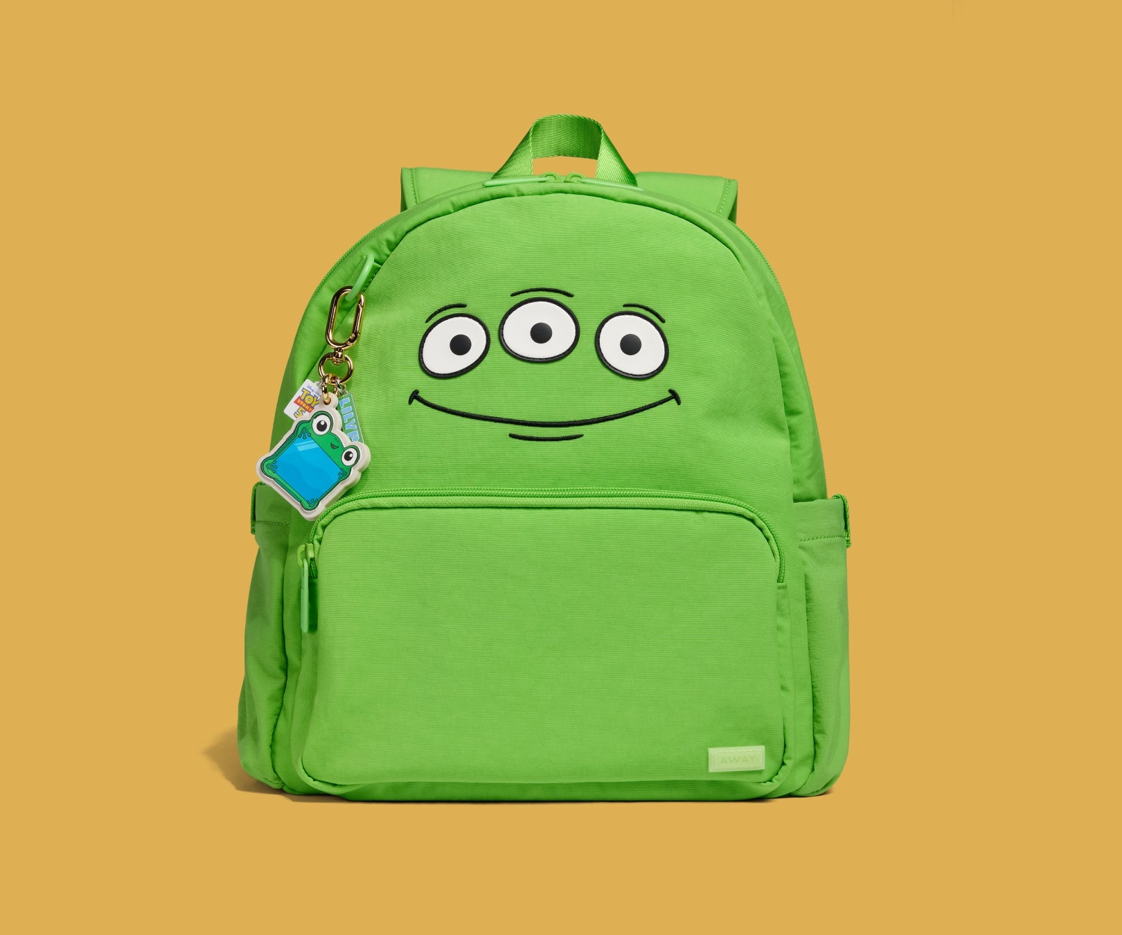 Away Kids Backpack in Alien Green