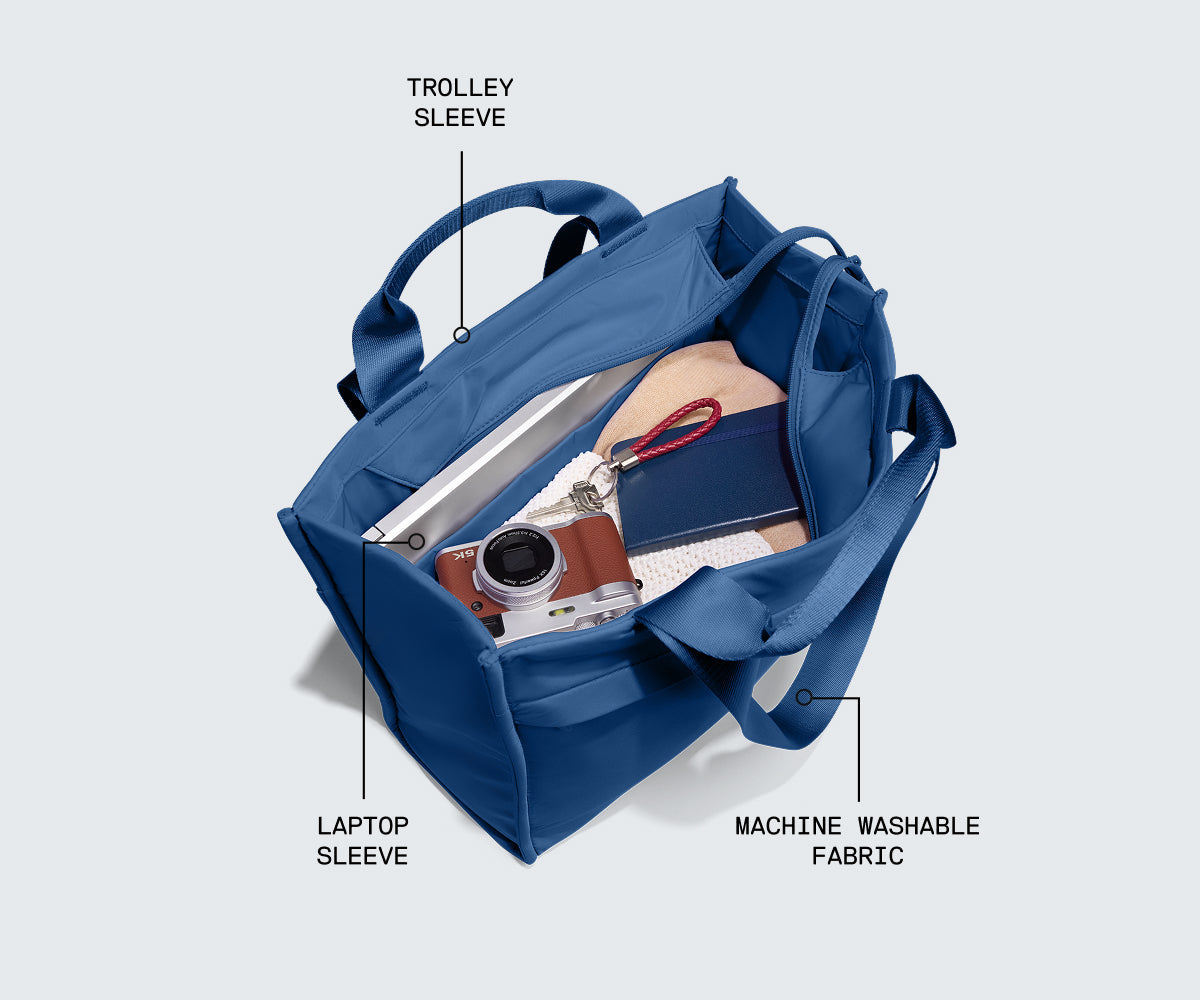 Away Featherlight Daily Tote Tote Bag - Tidal Blue