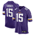 Dallas Turner Minnesota Vikings Nike  Game Jersey -  Purple