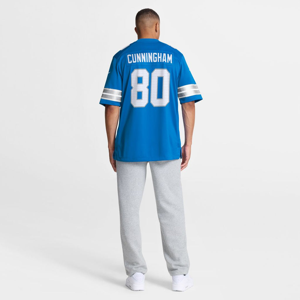 Malik Cunningham Detroit Lions Nike Team Game Jersey -  Blue