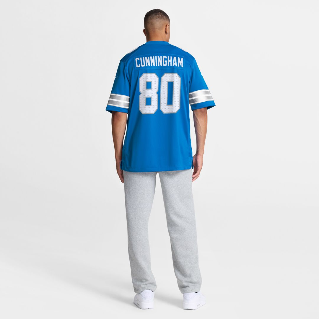 Malik Cunningham Detroit Lions Nike Team Game Jersey -  Blue