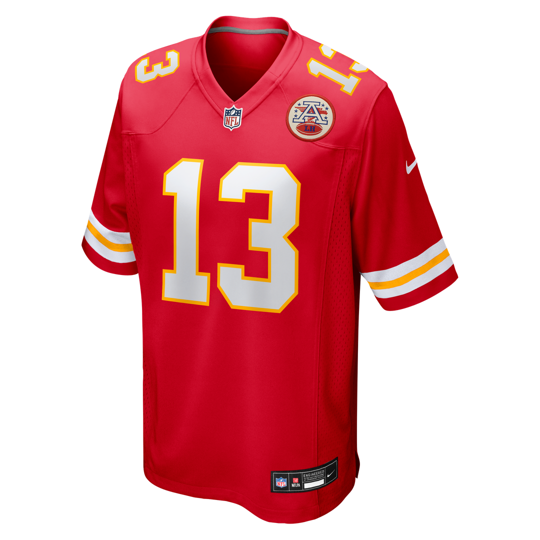 Nazeeh Johnson Kansas City Chiefs Nike Game Player Jersey - Red
