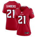 Deion Sanders Atlanta Falcons Nike Women's Retired Player Game Jersey - Red