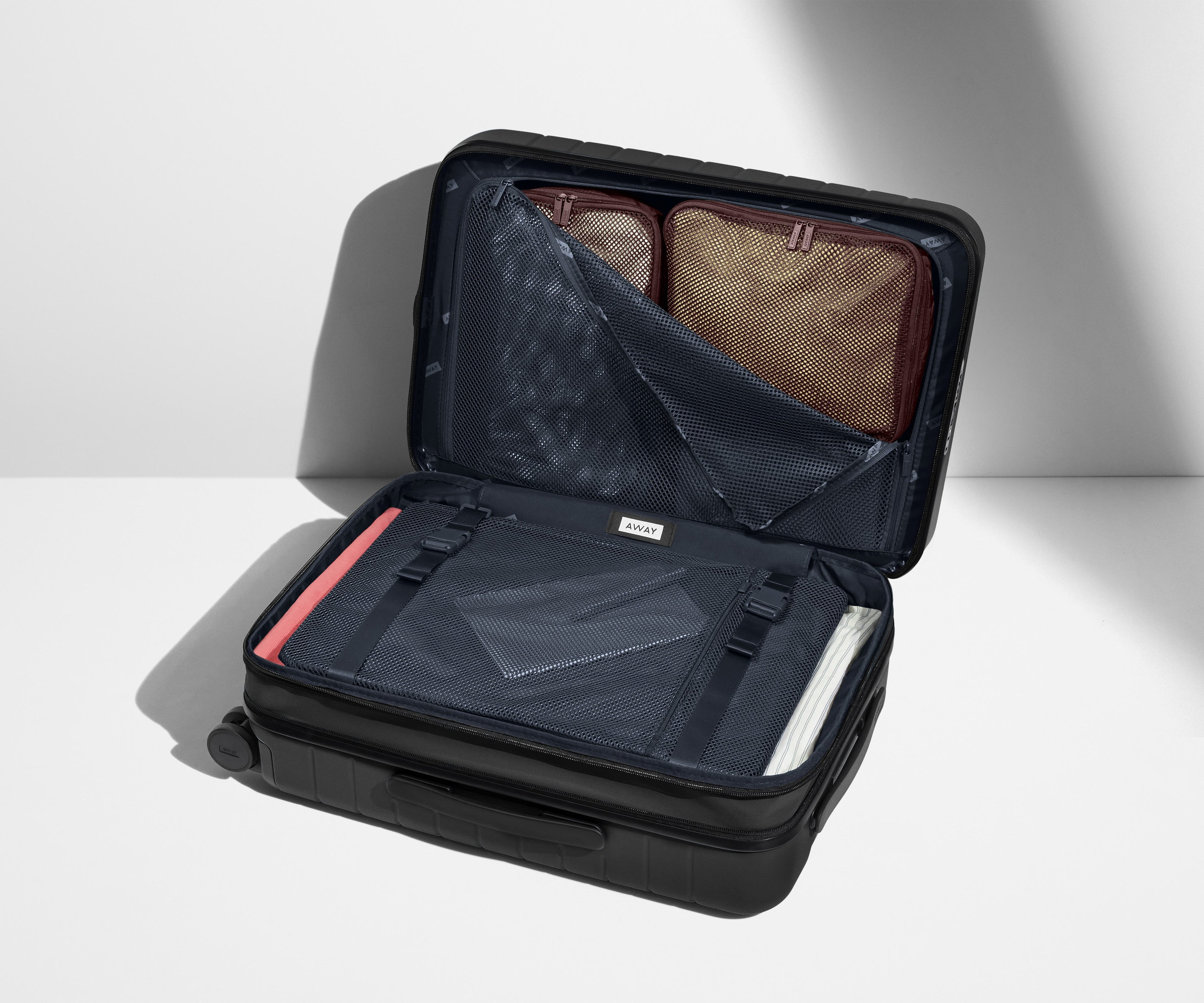 Away The Bigger Carry-On Flex Suitcase - Jet Black