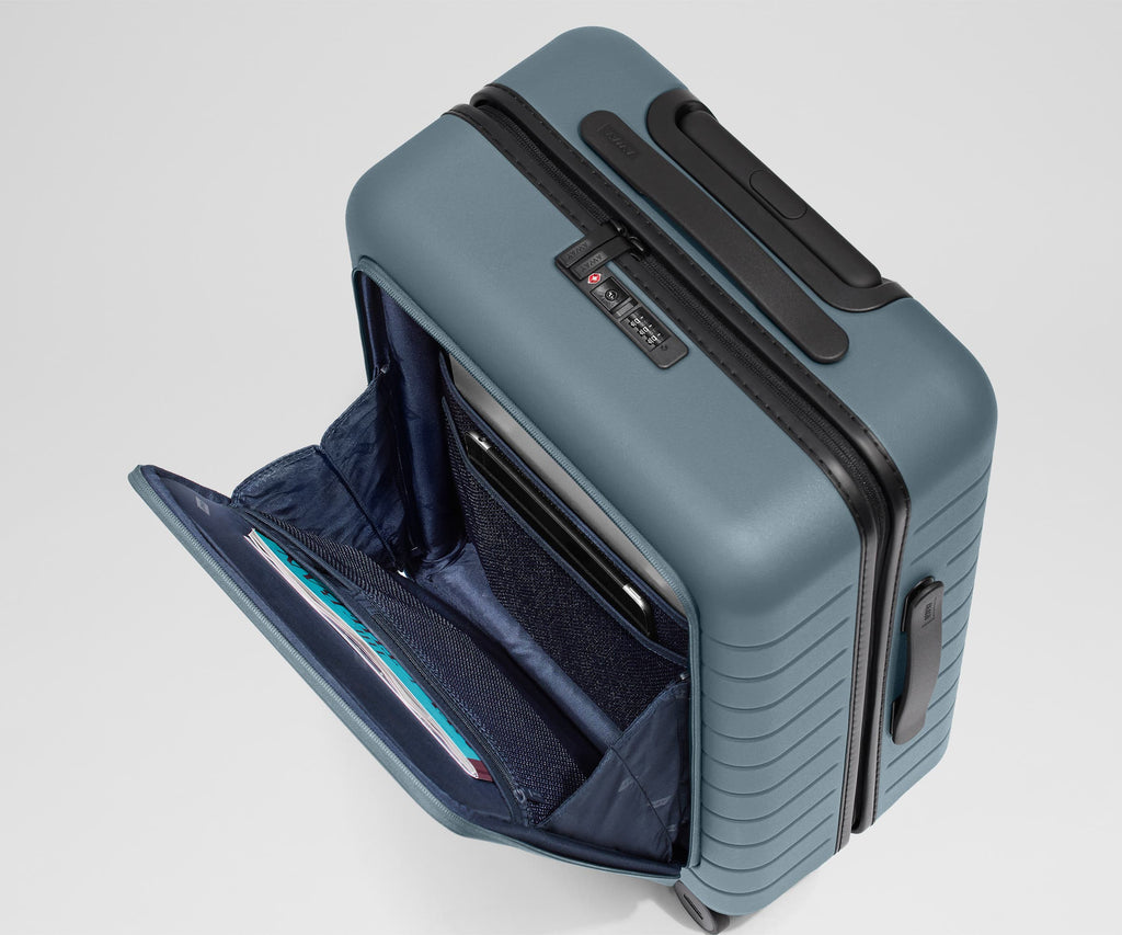 Away The Executive Bigger Carry-On Suitcase - Coast Blue