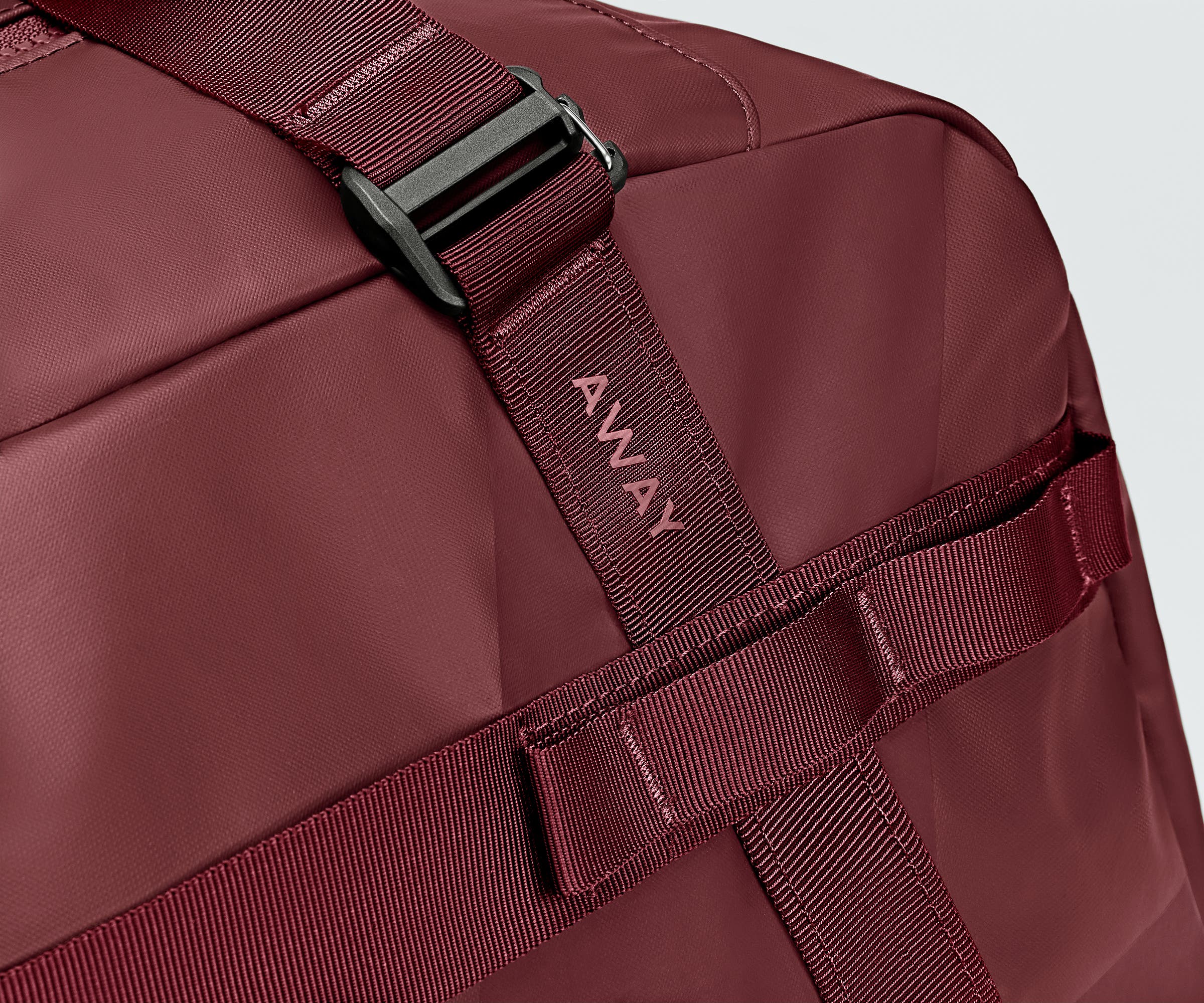 Away Active Duffle 55L Backpack - Burgundy Red