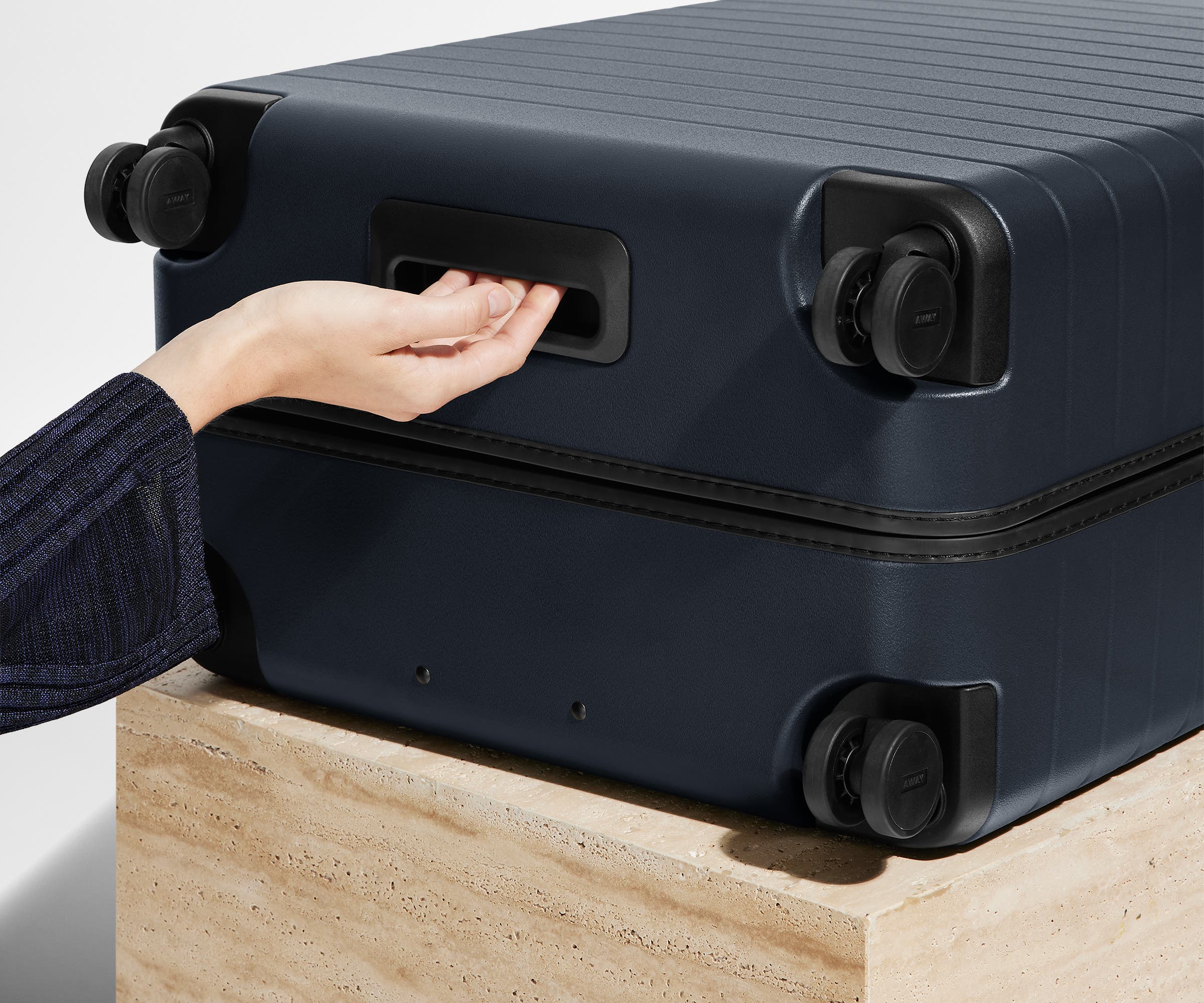 Away The Large Suitcase - Navy Blue
