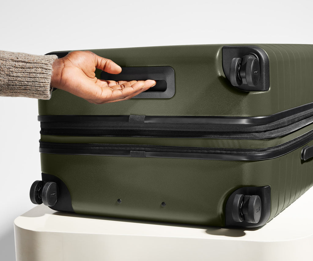 Away The Large Flex Suitcase - Olive Green
