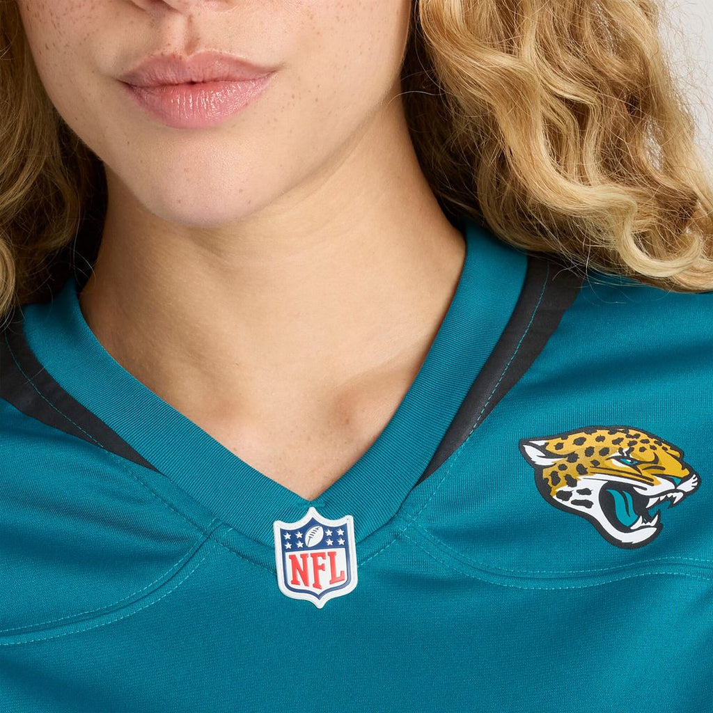 Travis Hunter Jacksonville Jaguars Nike Women's Game Jersey -  White