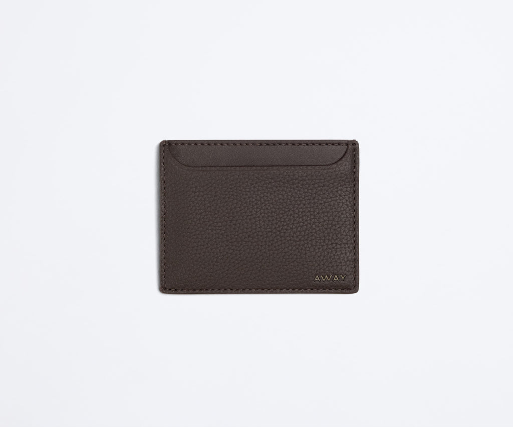 Away Card Case Travel Accessory - Espresso Brown