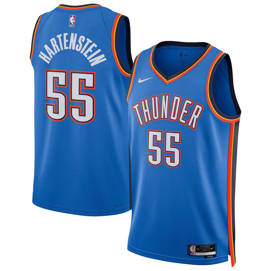 Isaiah Hartenstein Oklahoma City Thunder Nike Unisex Swingman Jersey - Icon Edition - Blue