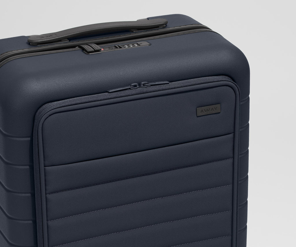 Away The Executive Bigger Carry-On Suitcase - Navy Blue