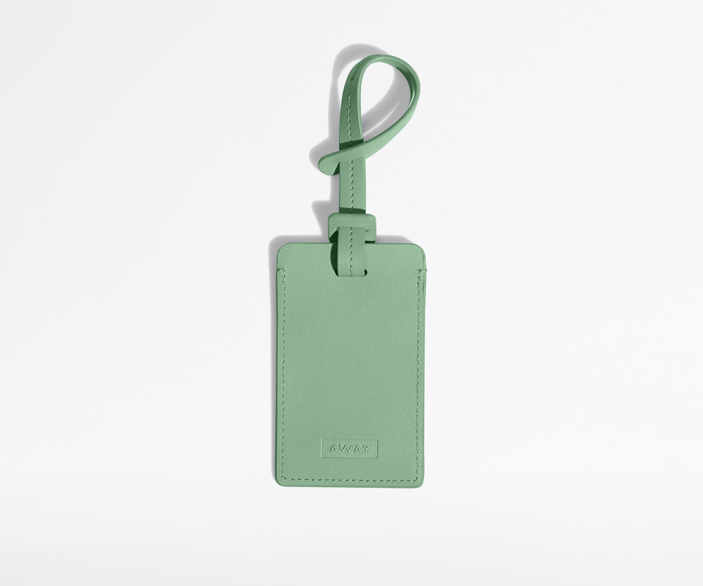 Away The Luggage Tag in Sea Green