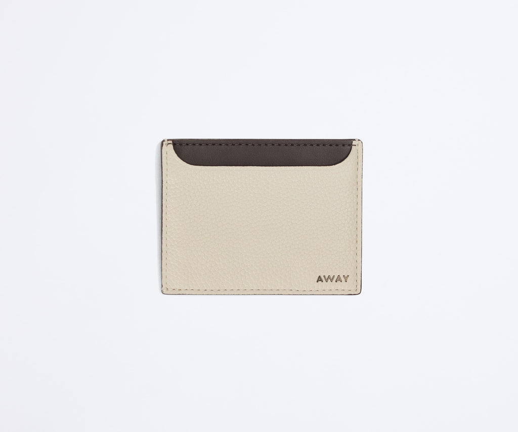 Away Card Case Travel Accessory - Cream White