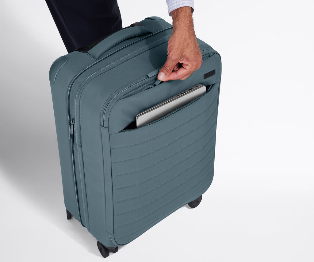 Away Softside Bigger Carry-On Suitcase - Coast Blue