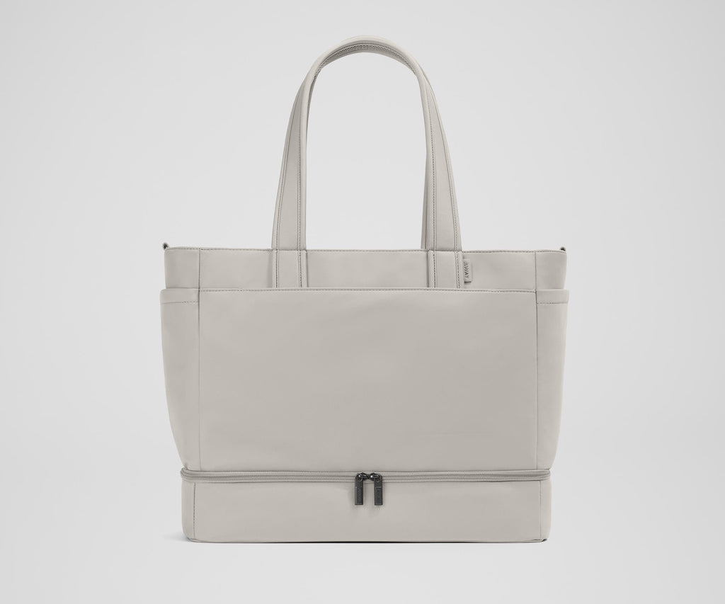 Away The Double Diaper Tote Diaper Bag - Cloud Gray