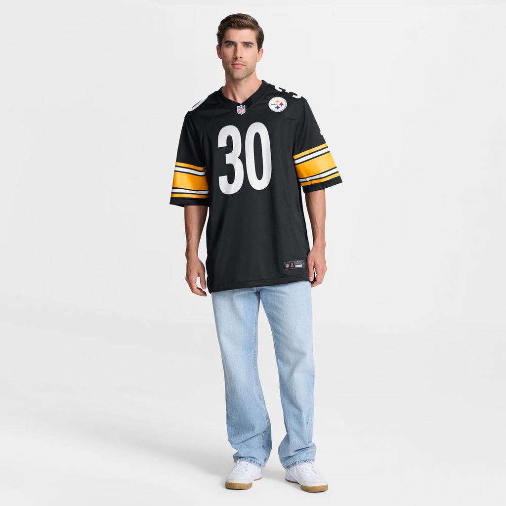 Jaylen Warren Pittsburgh Steelers Nike Game Player Jersey - Black