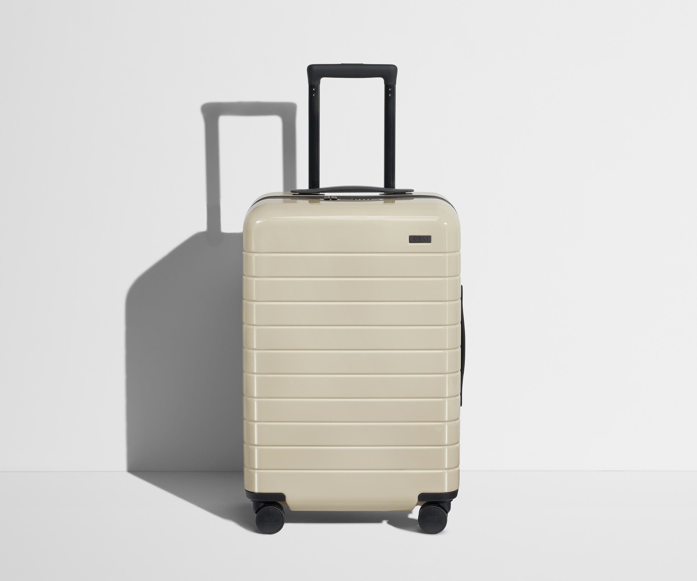 Away The Bigger Carry-On Suitcase - Salt White (Gloss)