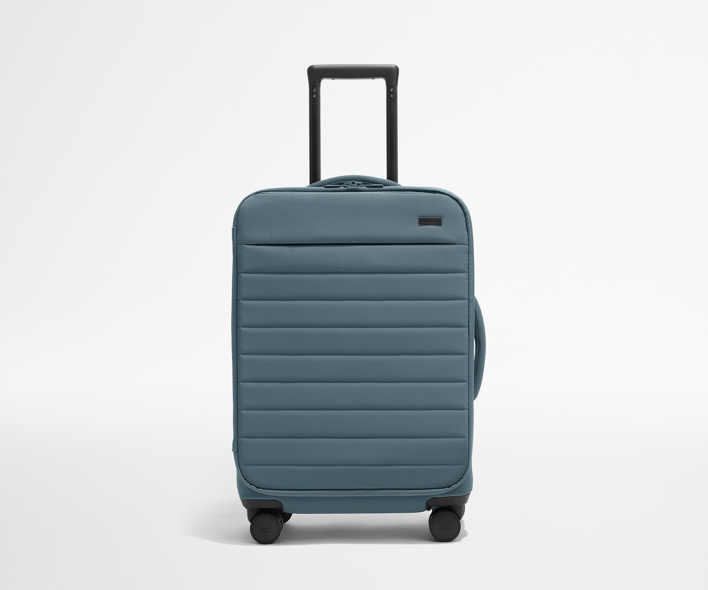 Away Softside Bigger Carry-On Suitcase - Coast Blue