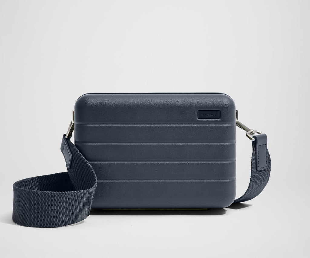 Away The Mini Crossbody Packing Cubes - Navy Blue
