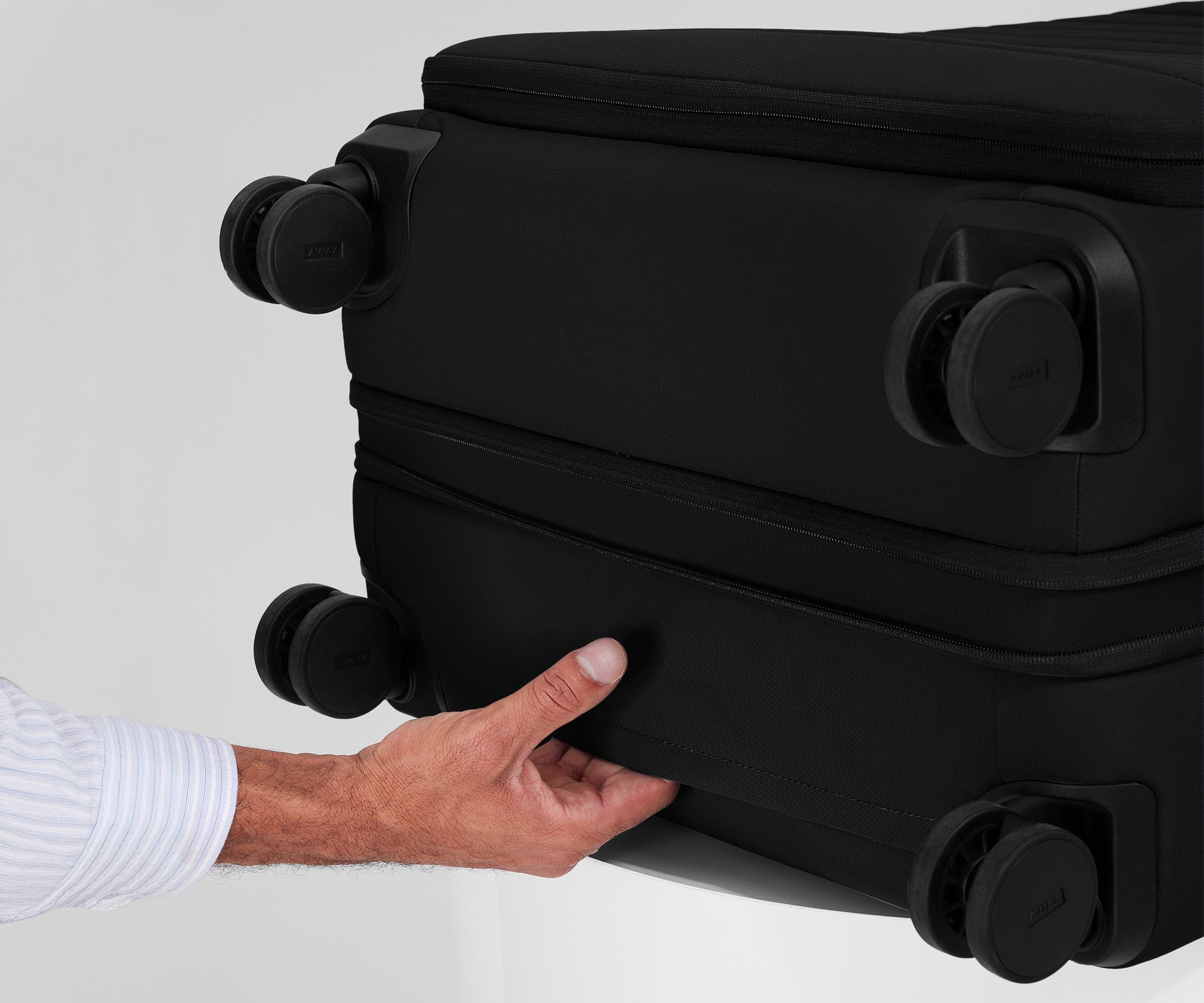 Away Softside Large Suitcase - Jet Black