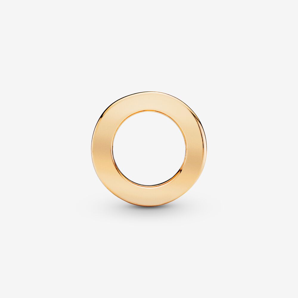 Pandora Logo Circle Clip Charm