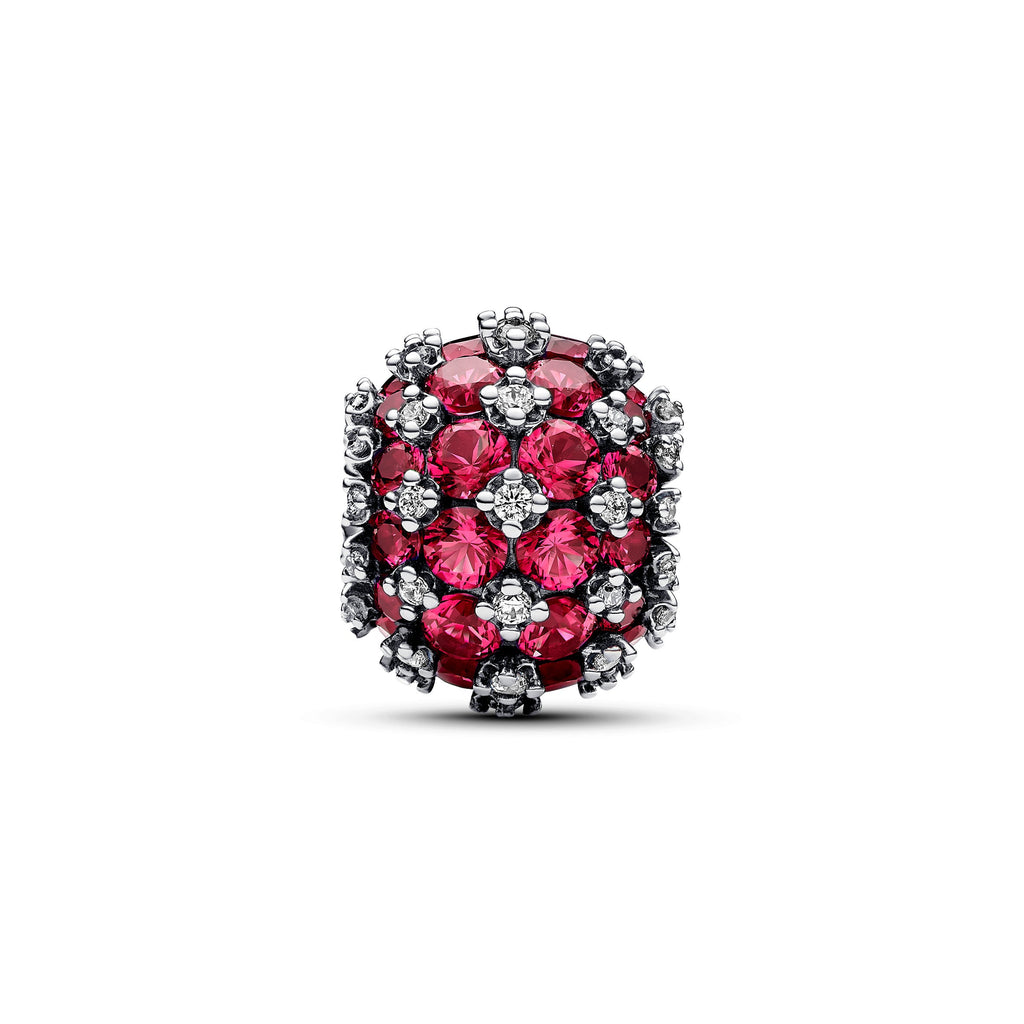 Sparkling Pavé Round Pink Charm