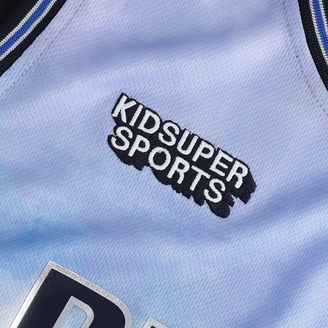 Dallas Mavericks NBA & KidSuper Studios by Fanatics Unisex Hometown Jersey - Blue
