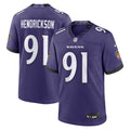 Trey Hendrickson Baltimore Ravens Nike Team Game Jersey - Purple