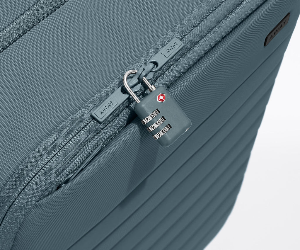 Away Softside Bigger Carry-On Suitcase - Coast Blue
