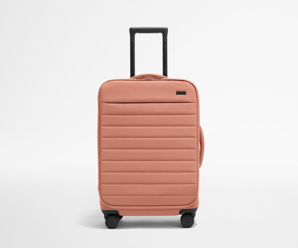 Away Softside Bigger Carry-On Suitcase - Clay Pink
