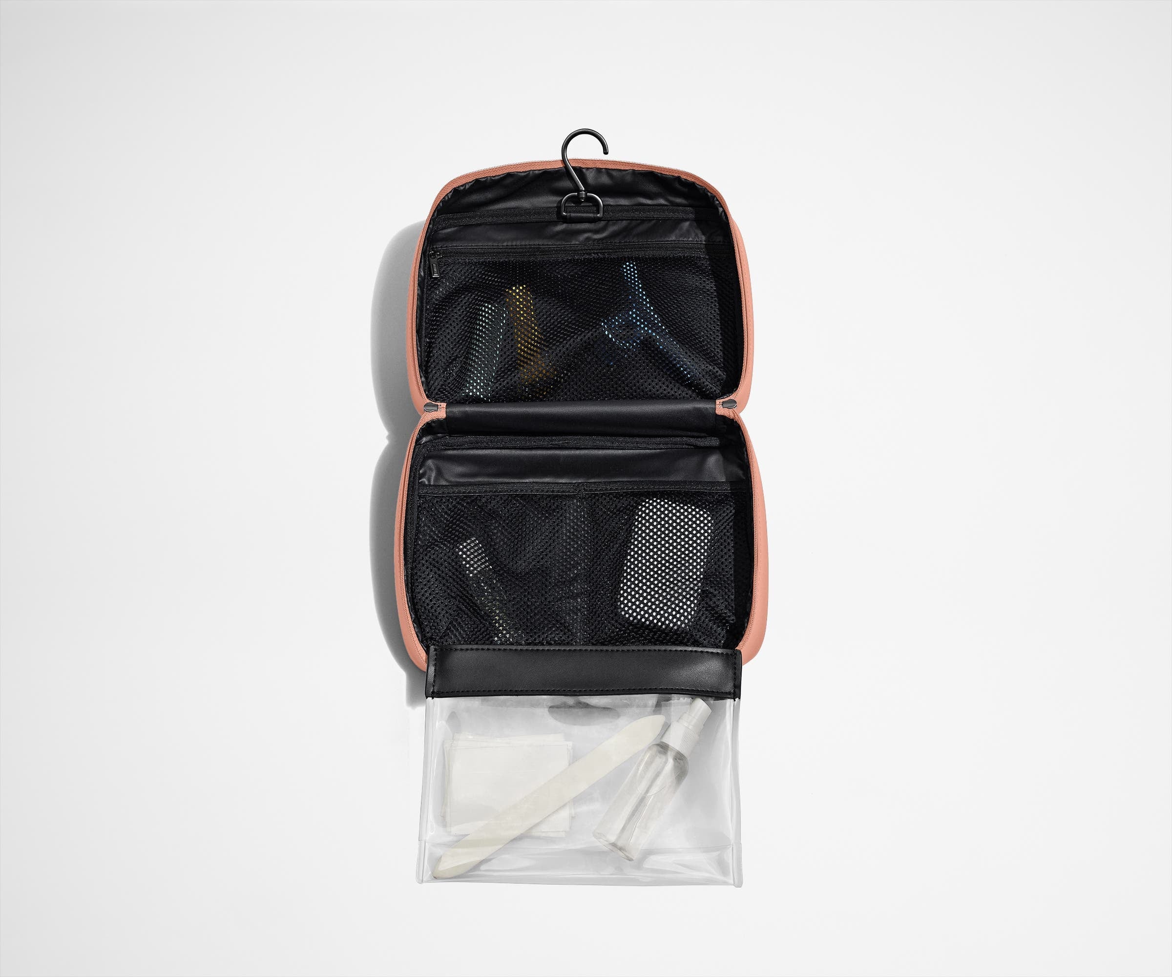 Away The Hanging Toiletry Bag in Clay Pink