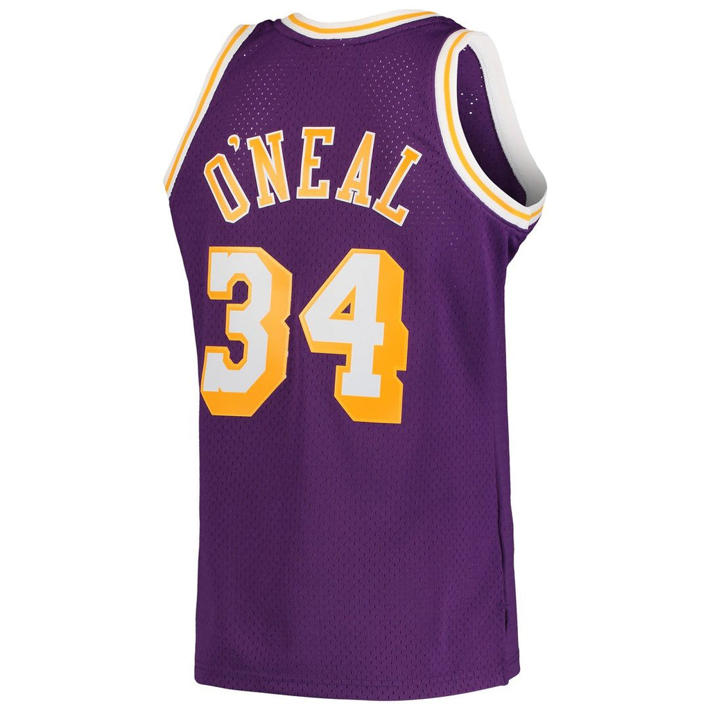 Shaquille O'Neal Los Angeles Lakers Mitchell & Ness 1996/97 Hardwood Classics Swingman Jersey - Gold