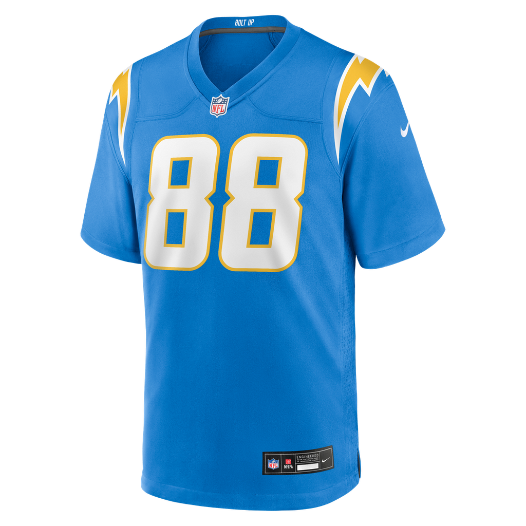 Charlie Kolar Los Angeles Chargers Nike Team Game Jersey -  Powder Blue