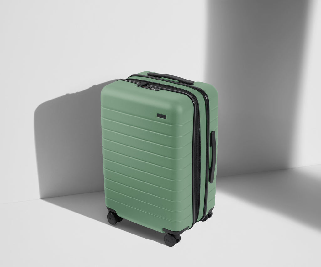 Away The Bigger Carry-On Flex Suitcase - Sea Green