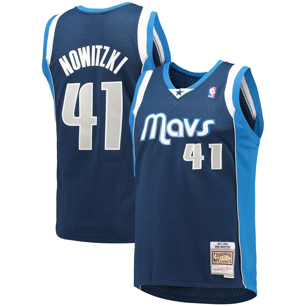 Dirk Nowitzki Dallas Mavericks Mitchell & Ness 1998/99 Hardwood Classics Swingman Jersey - Blue