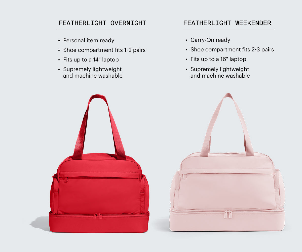 Away Featherlight Overnight Bag Crossbody Bag - Jet Black