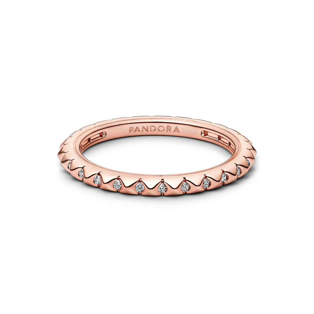 Pandora ME Pyramids Ring - 14k Rose Gold Plated