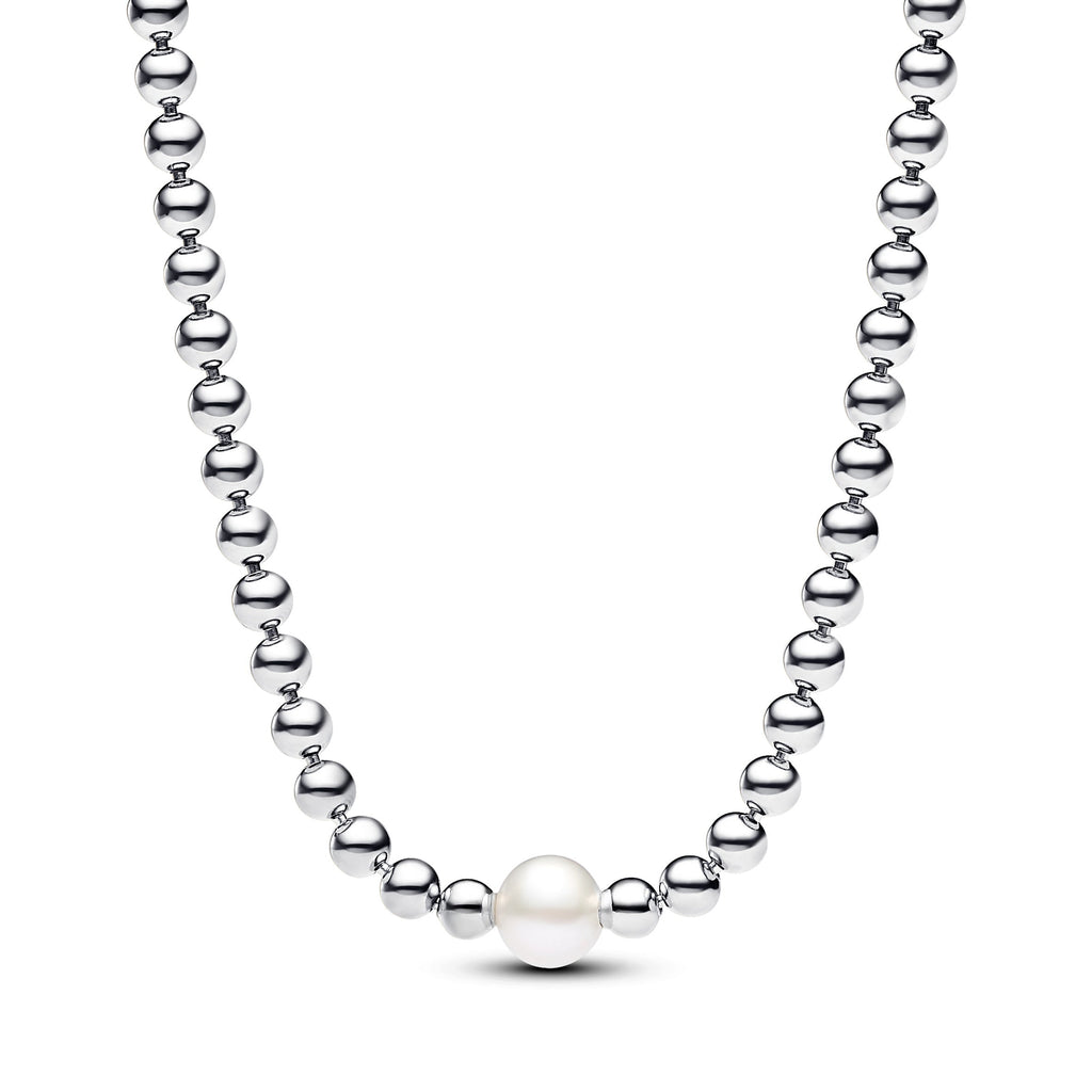Treated Freshwater Cultured Pearl & Beads Collier Necklace