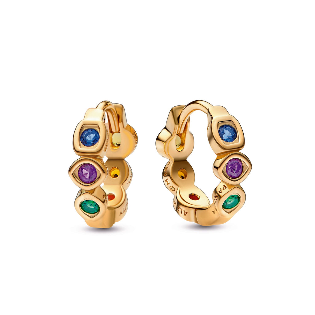 Marvel The Avengers Infinity Stones Hoop Earrings