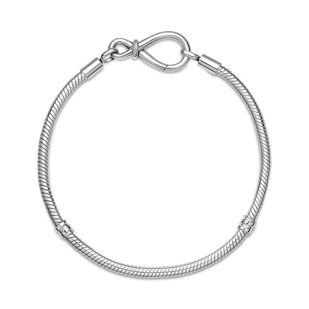 Pandora Moments Infinity Knot Snake Chain Bracelet