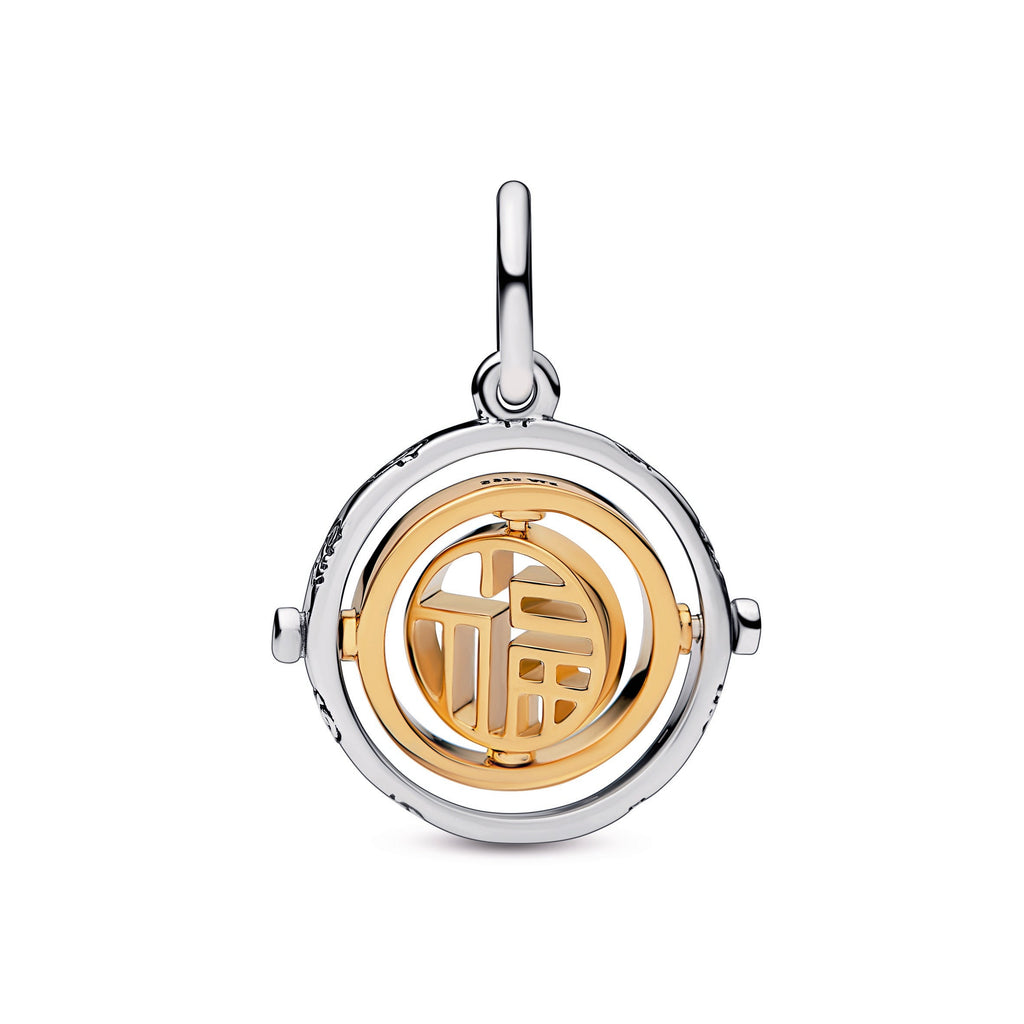 Two-tone Fú Spinning Dangle Charm