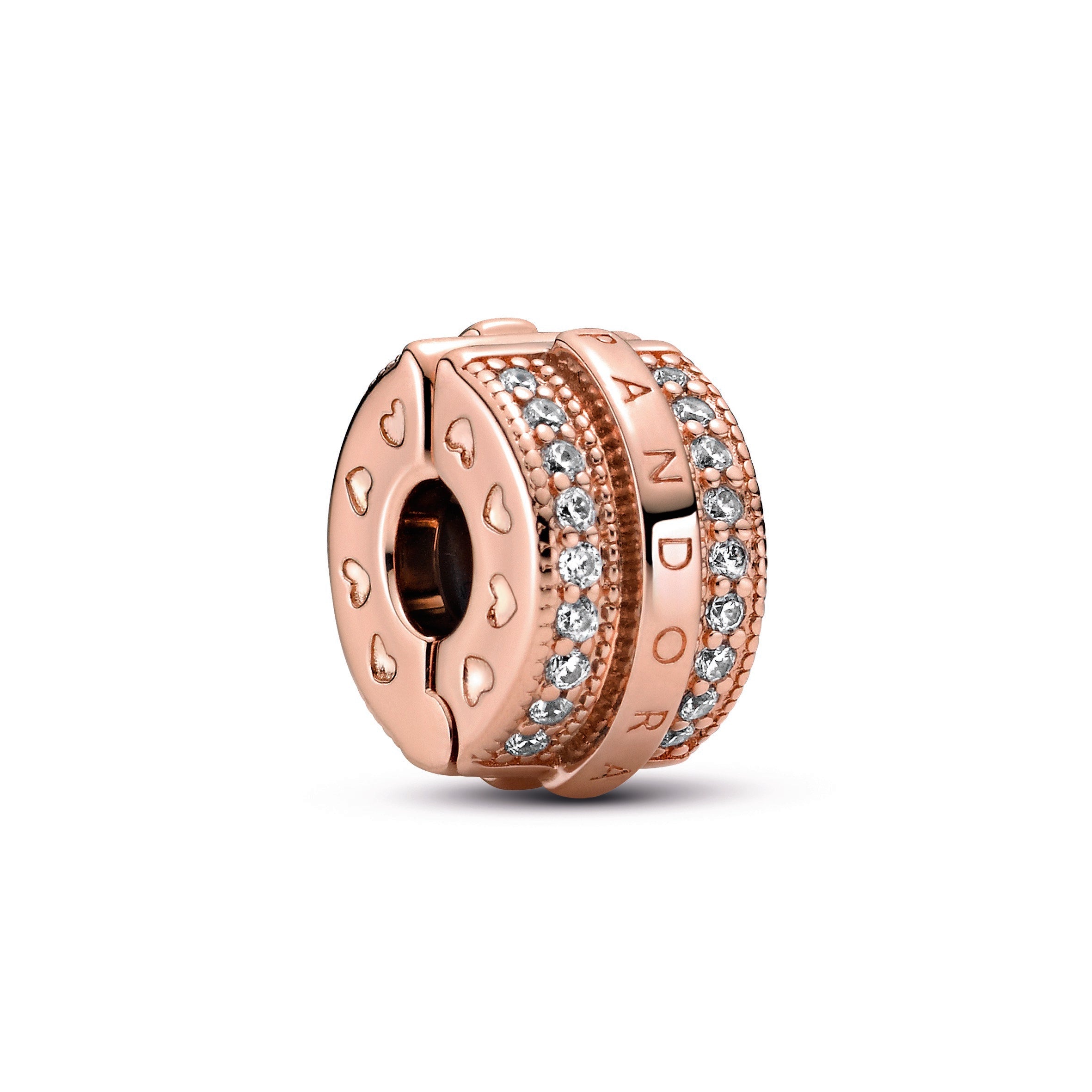 Sparkling Pavé Lines and Logo Clip