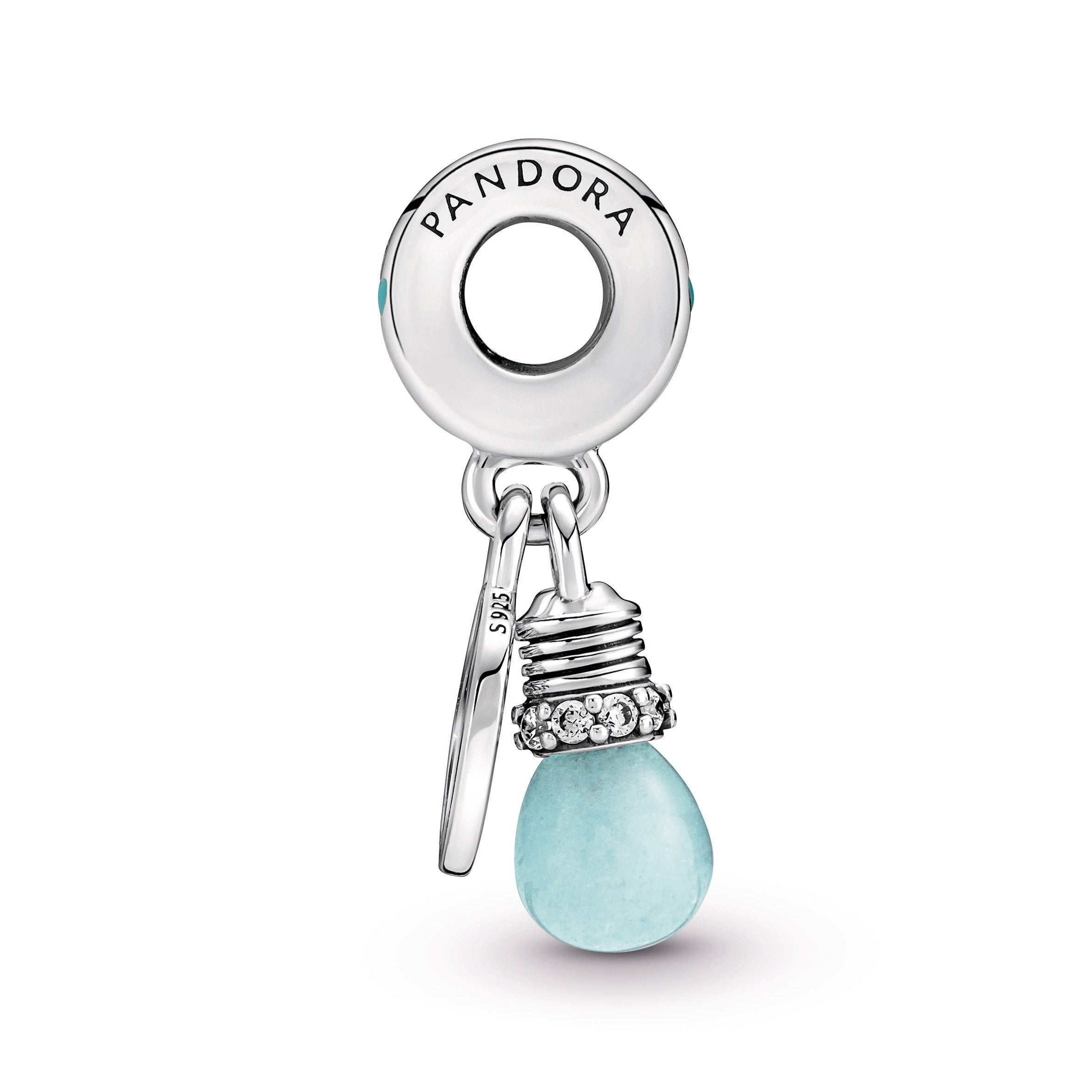 Glow-in-the-dark Lightbulb Double Dangle Charm