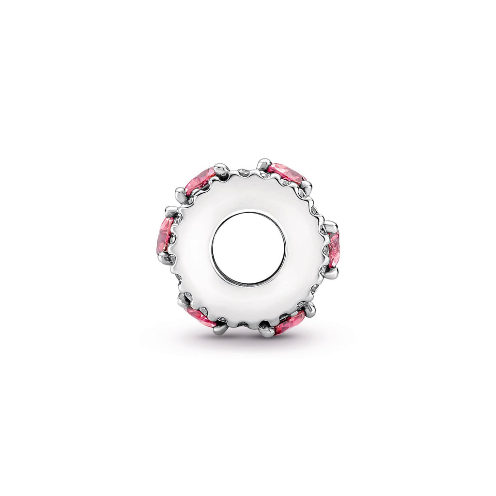 Sparkling Triple Halo Hearts Charm