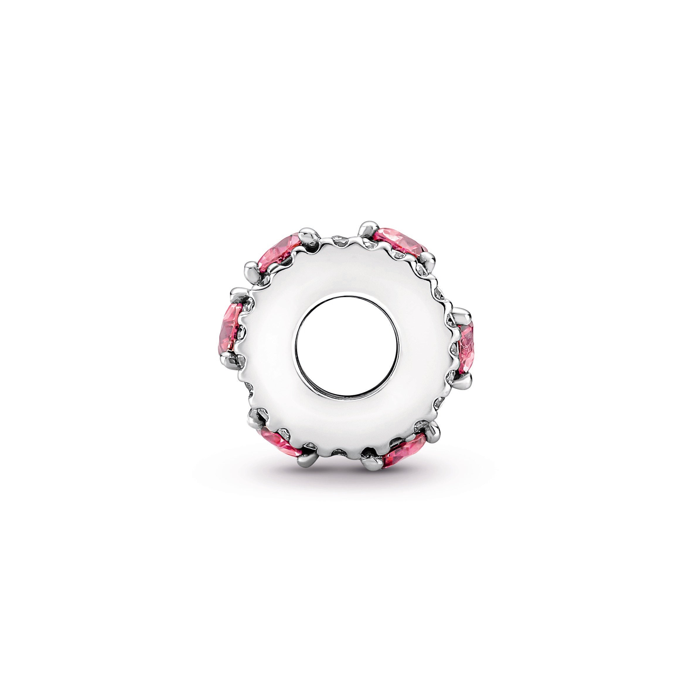 Sparkling Triple Halo Hearts Charm